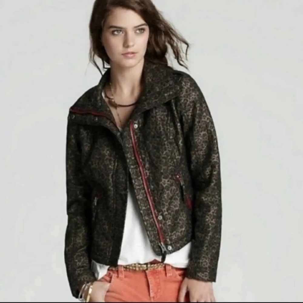 Free People We The Free Cropped Moto Jacket